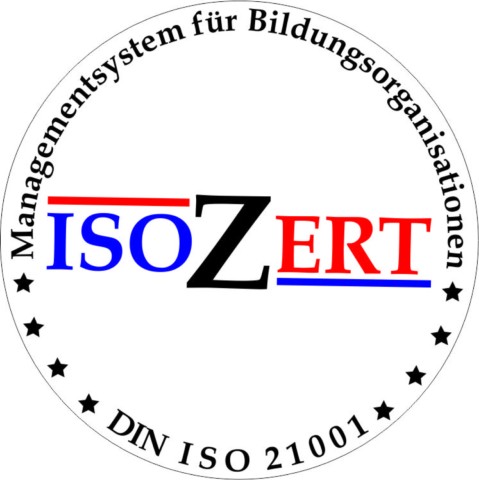 Zertifizierung ISOZERT DIN ISO 21001