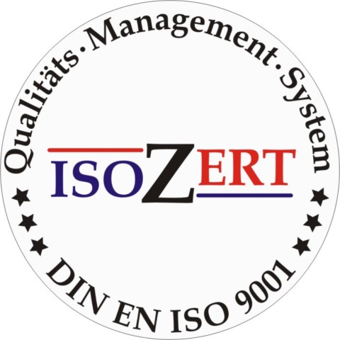 Zertifizierung ISOZERT DIN ISO 9001
